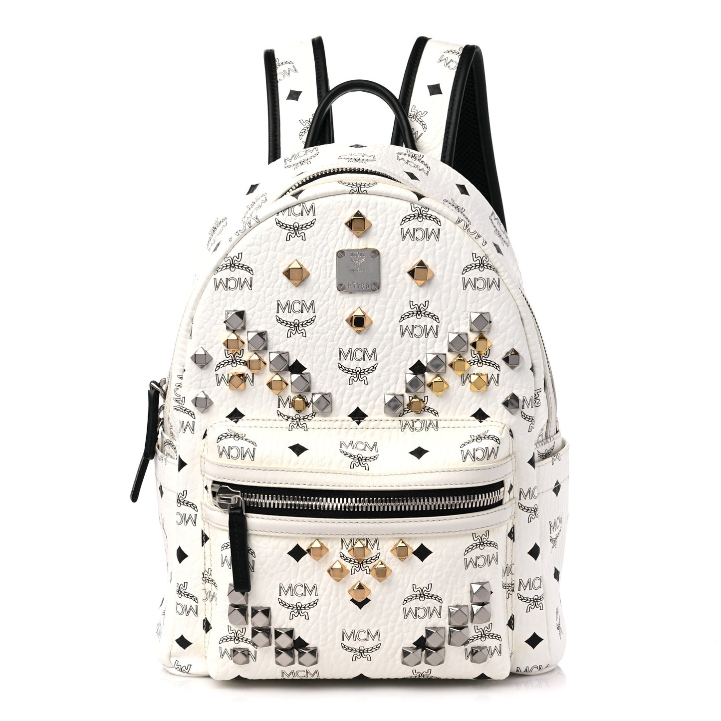 Visetos Studded Small Stark M Backpack White