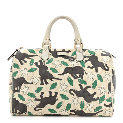 Gucci Monogram Medium Joy Boston Unicef Elephant Snowman 1 of 18