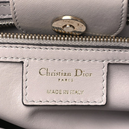 Christian Dior Gaufre Lambskin Cannage Delices Tote Grey 6 of 10