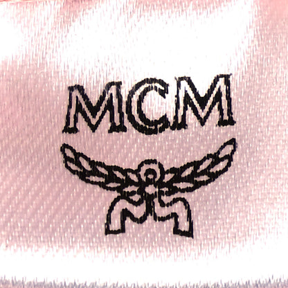 MCM Visetos Studded Medium Dual Stark Backpack Chalk Pink Black 5 of 14