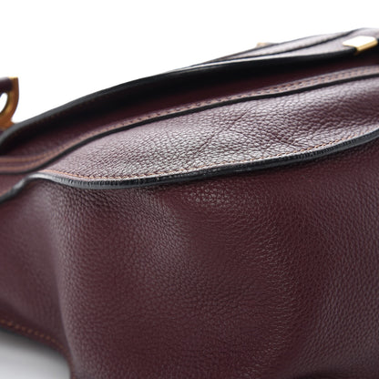 Chloe Calfskin Medium Marcie Satchel Burgundy 9 of 11