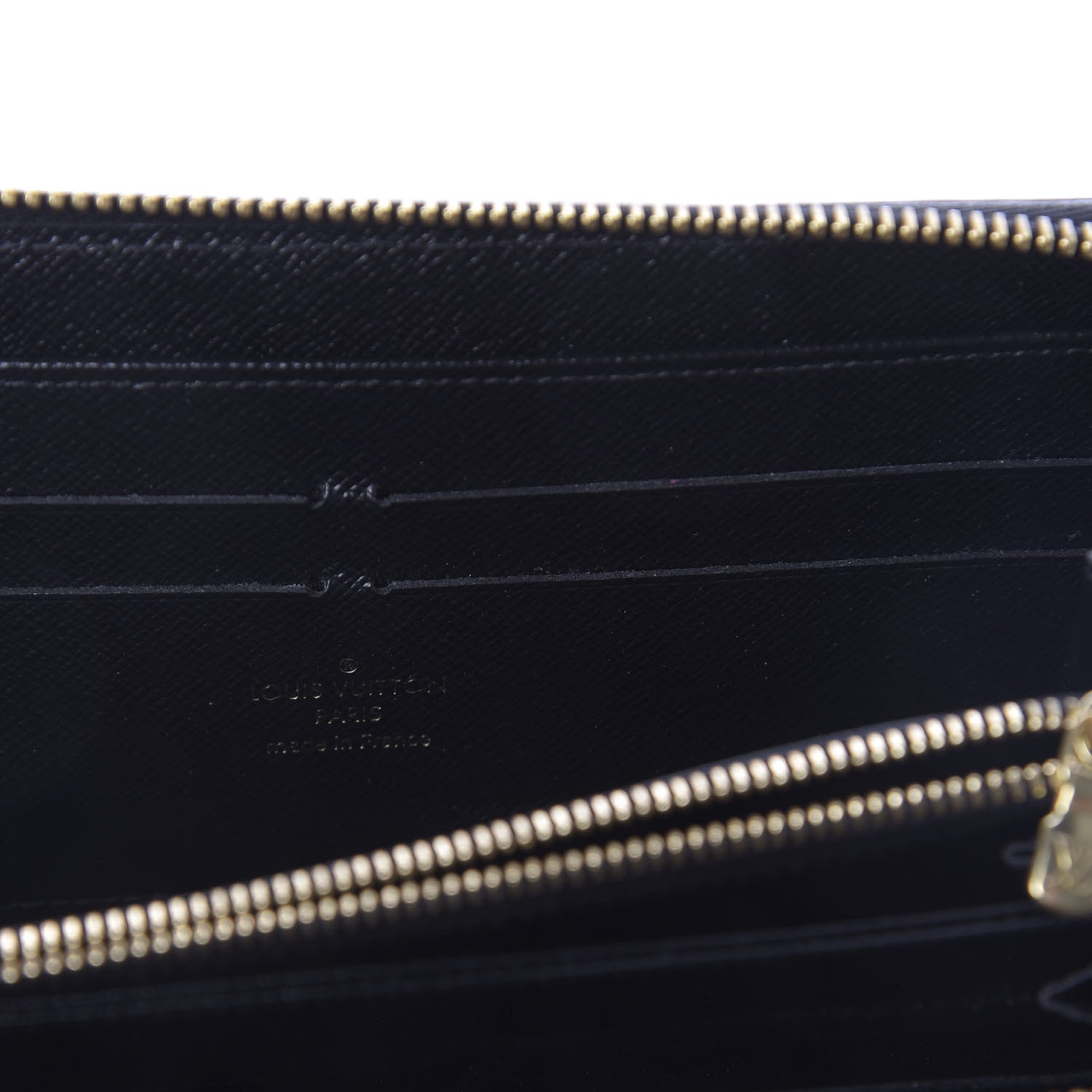 Louis Vuitton Calfskin Colored Monogram Zippy Wallet Blue Black 9 of 10