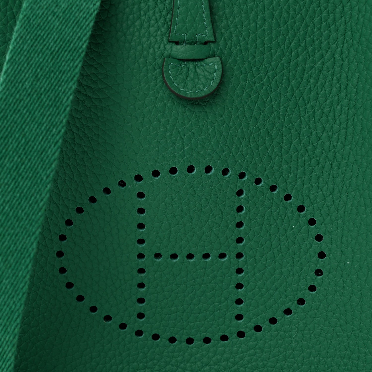 Hermes Taurillon Clemence Evelyne TPM Vert Vertigo 8 of 11