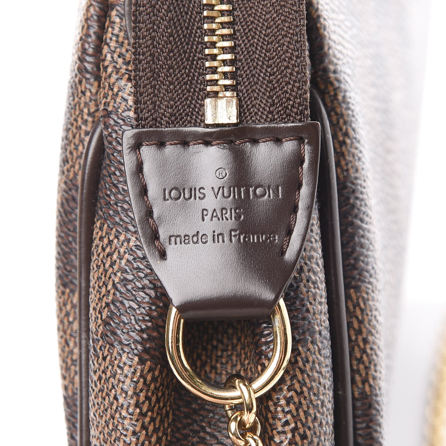 Louis Vuitton Damier Ebene Eva Clutch 6 of 13