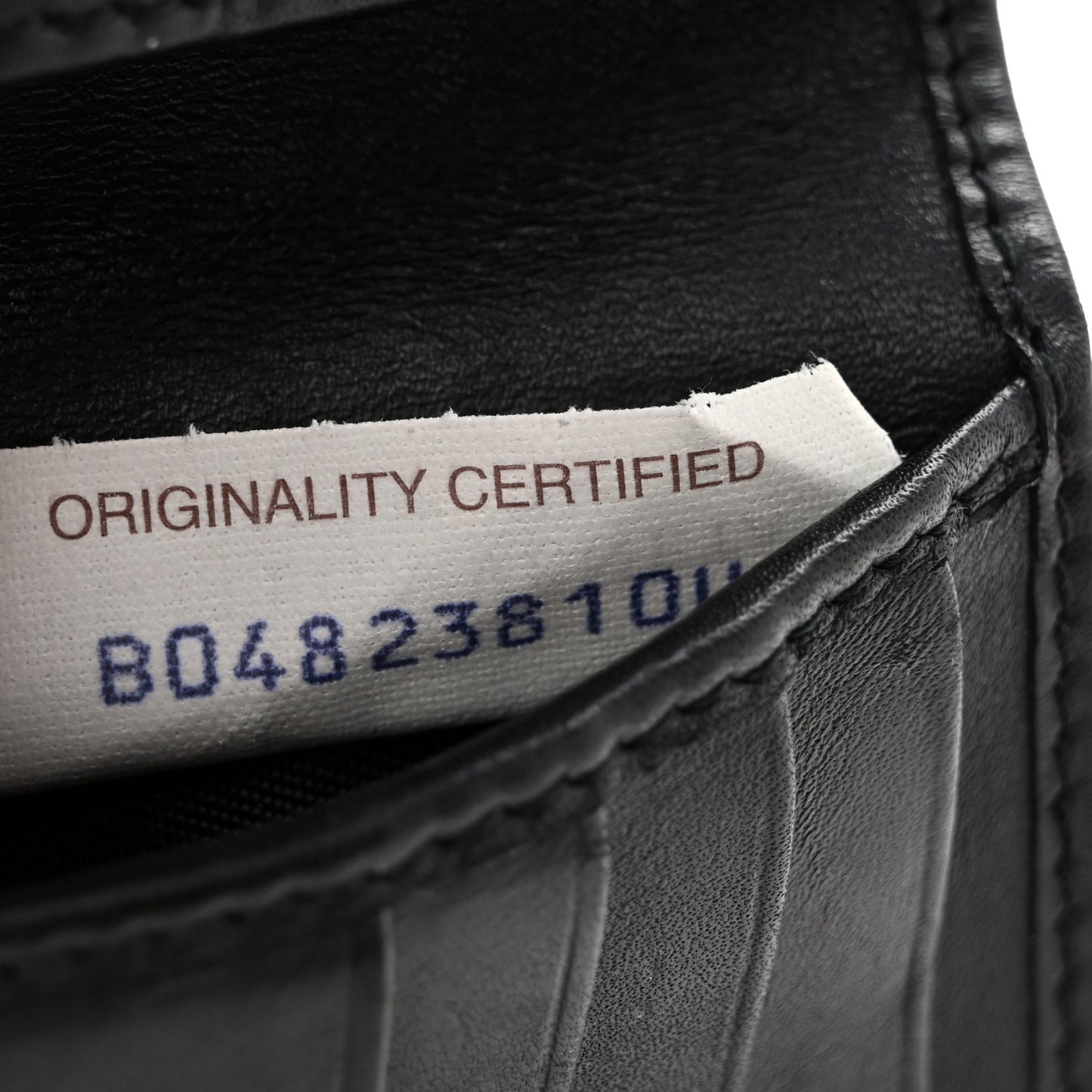 Nappa Intrecciato Bi-Fold Wallet Black