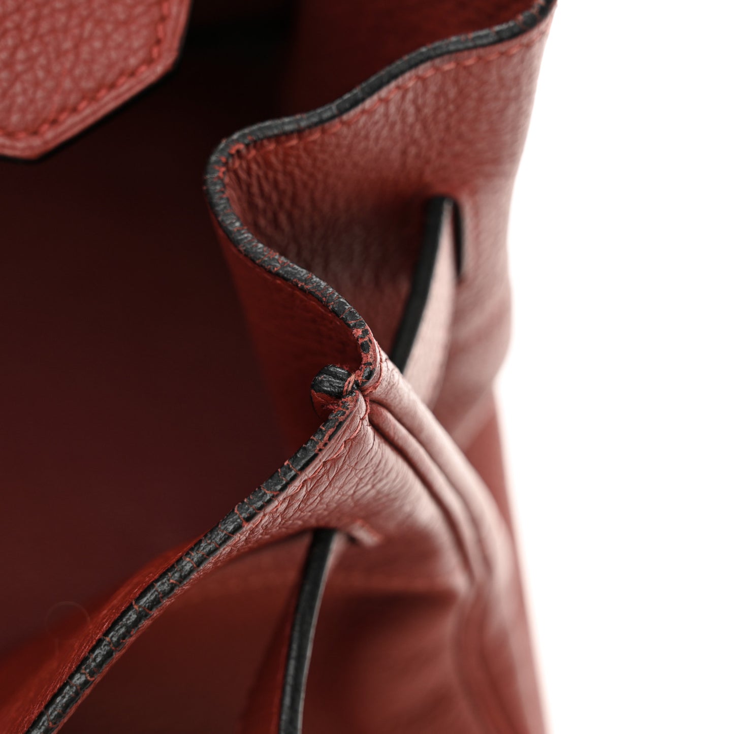 Taurillon Clemence JPG Birkin 42 Rouge H