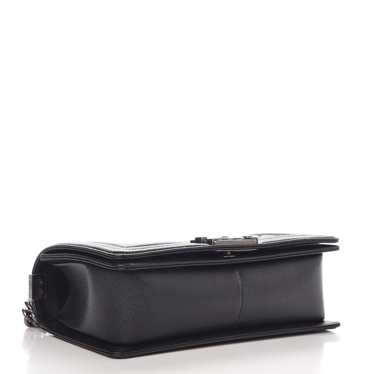 Caviar Quilted Medium Boy Flap Black