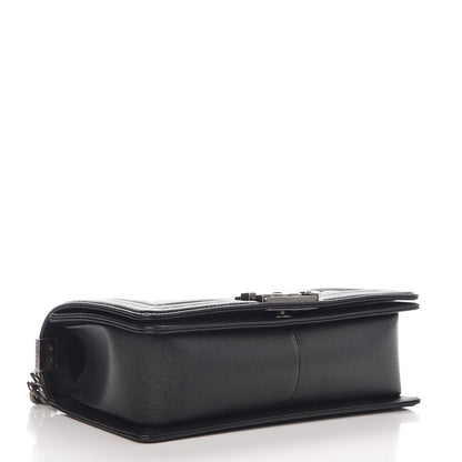 Chanel Caviar Quilted Medium Boy Flap Black 5 of 9