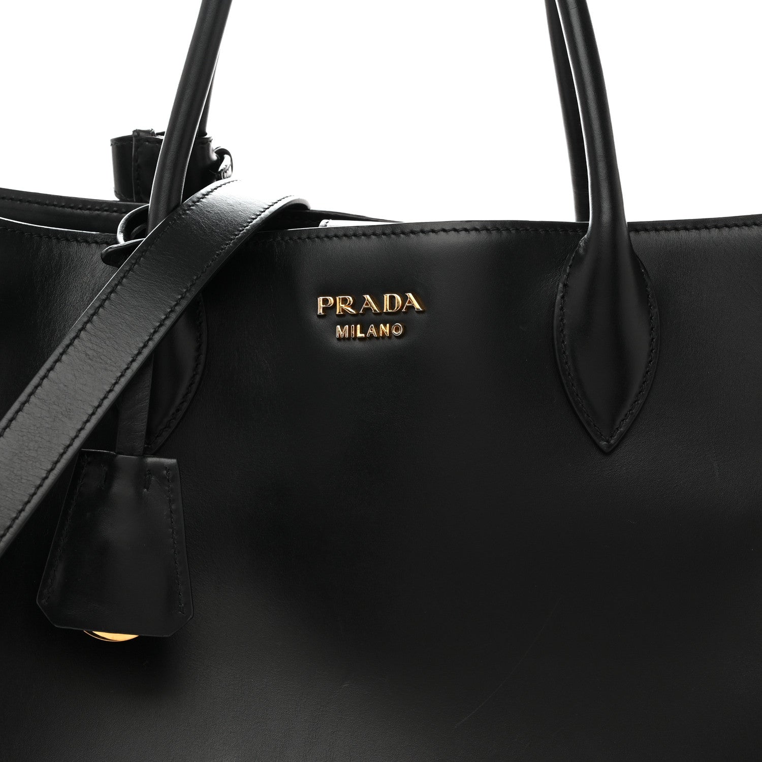 Prada City Calfskin Bibliotheque XL Tote Black 7 of 13