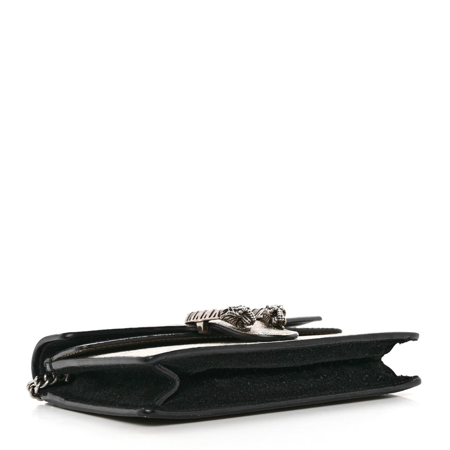 GG Supreme Monogram Super Mini Dionysus Shoulder Bag Black