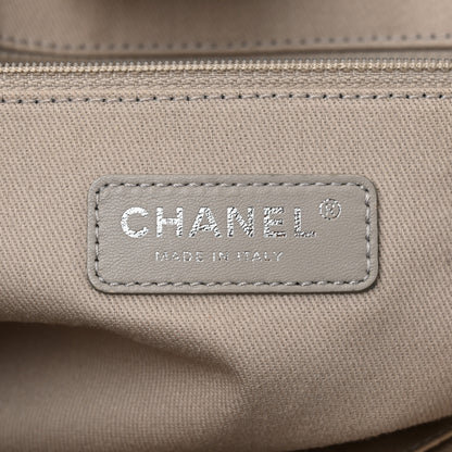 Chanel Glazed Calfskin Small Deauville Tote Black 6 of 10