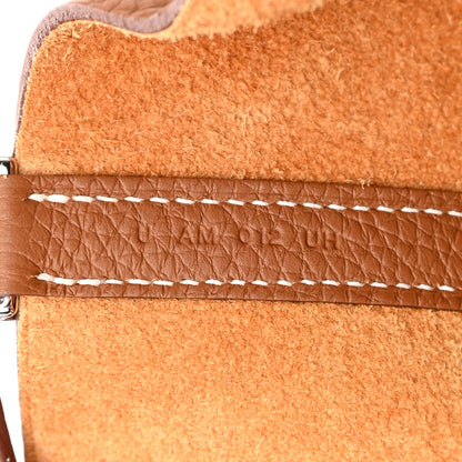 Hermes Taurillon Clemence Picotin Lock 22 MM Gold 7 of 12