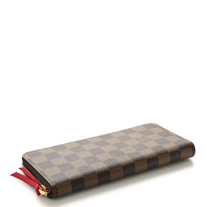 Louis Vuitton Damier Ebene Clemence Wallet Cherry 4 of 7