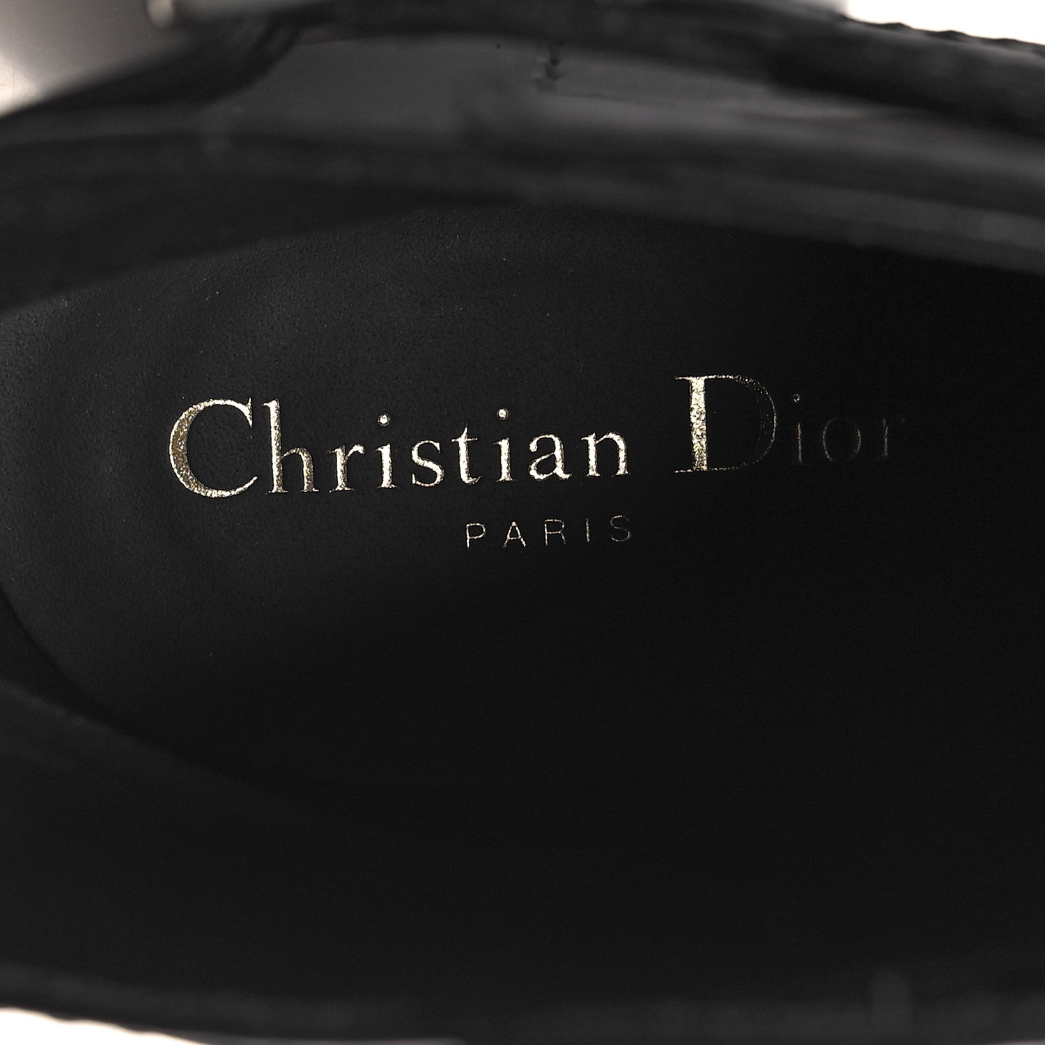 Christian Dior Calfskin Diorsaddle Boots 39 Black 8 of 8