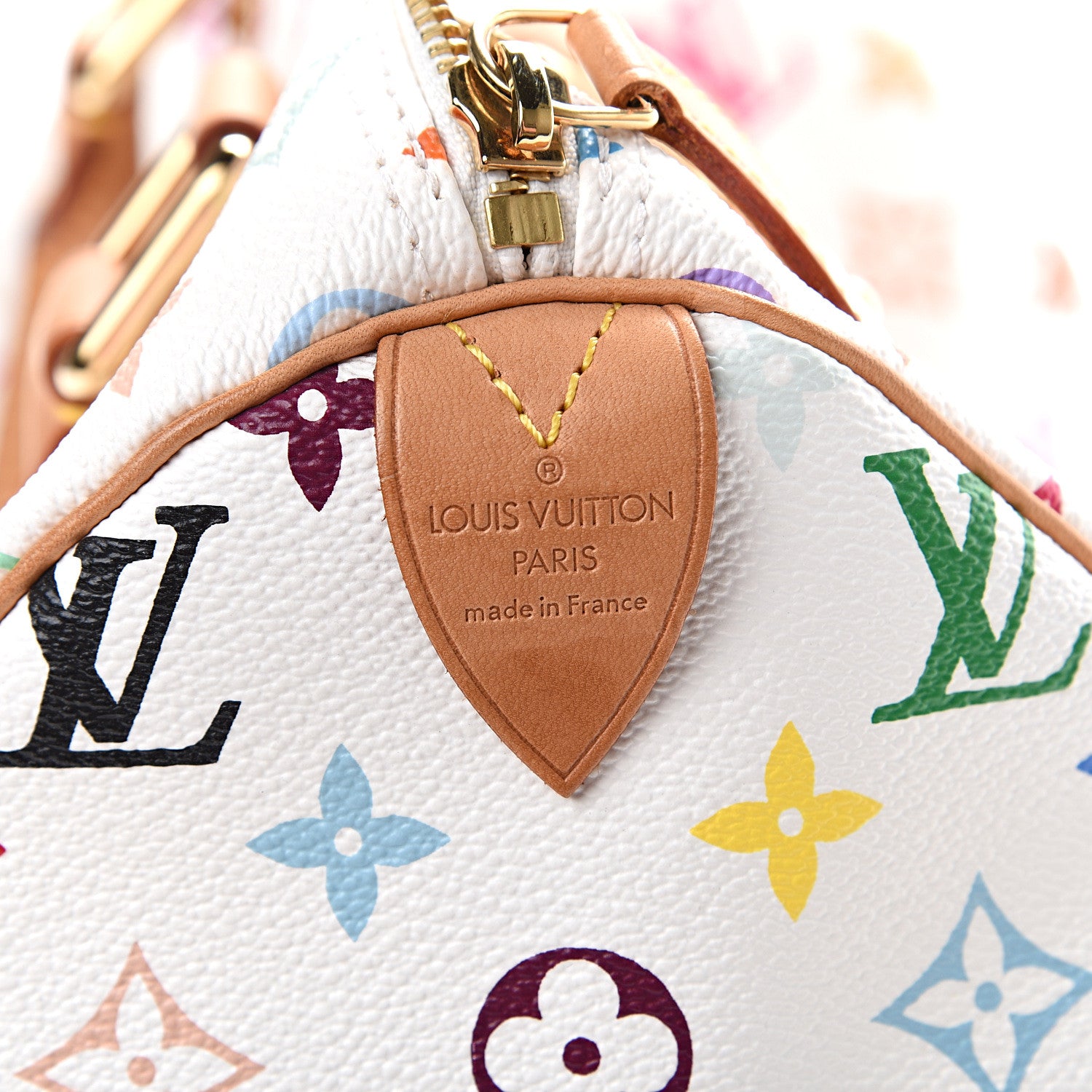 Louis Vuitton Monogram Multicolor Speedy 30 White 5 of 12