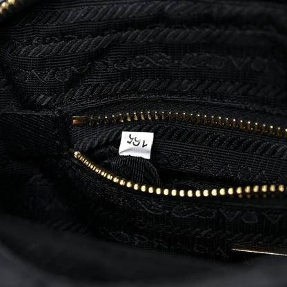 Prada Tessuto Nylon Saffiano Small Crossbody Bag Black 4 of 25