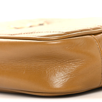 Saint Laurent Calfskin Matelasse Monogram Mini Lou Camera Bag Tabac Brown 10 of 10