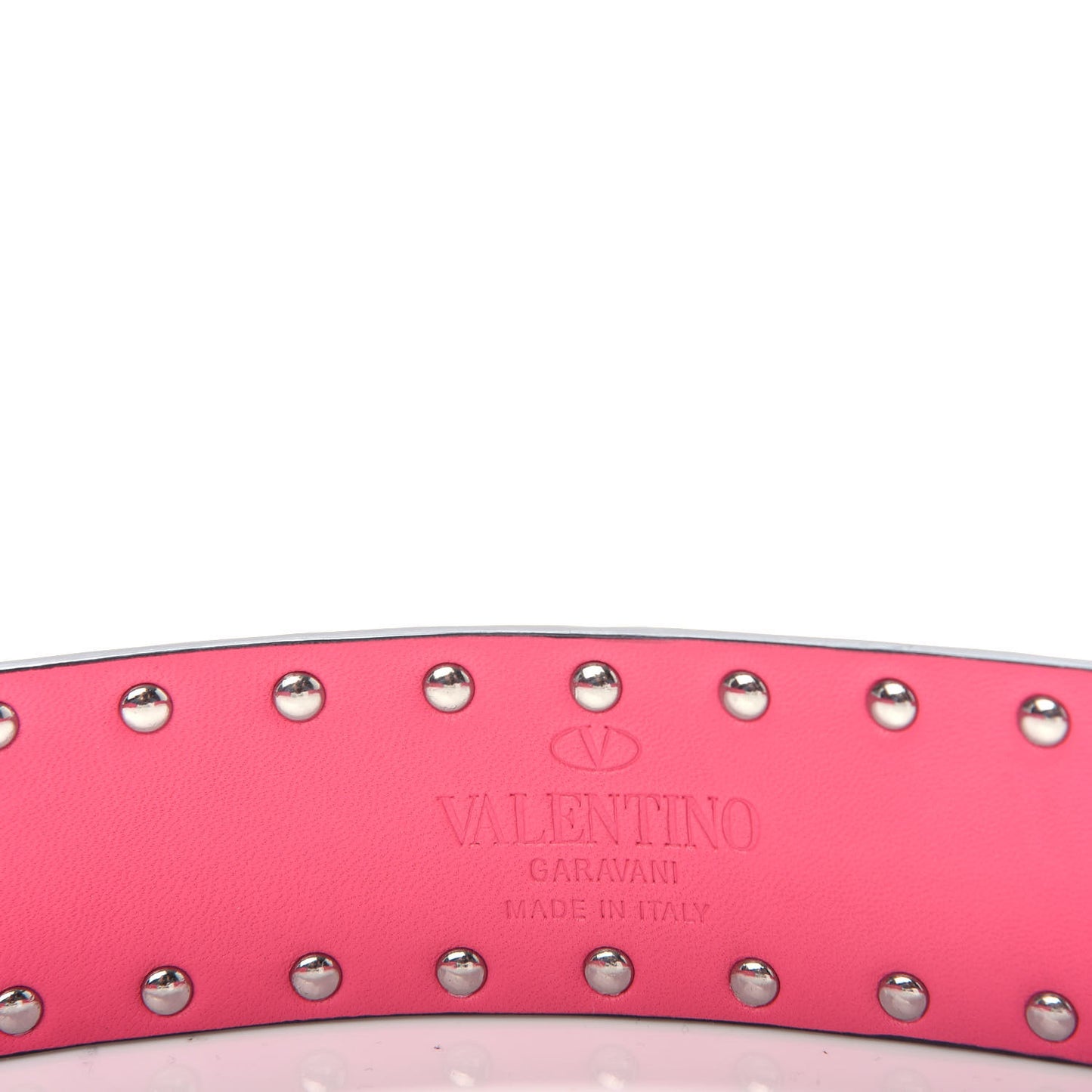Lambskin Free Rockstud Spike Shoulder Strap Shadow Pink
