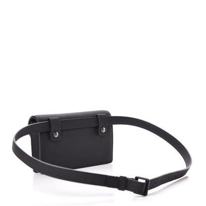 Christian Dior Ultra Matte Calfskin Saddle Belt Bag Black 3 of 13
