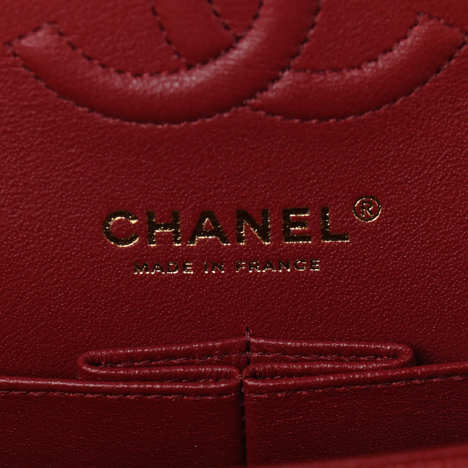 Chanel Caviar Quilted Small Double Flap Burgundy 6 of 9