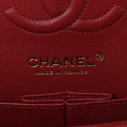 Chanel Caviar Quilted Small Double Flap Burgundy 6 of 9