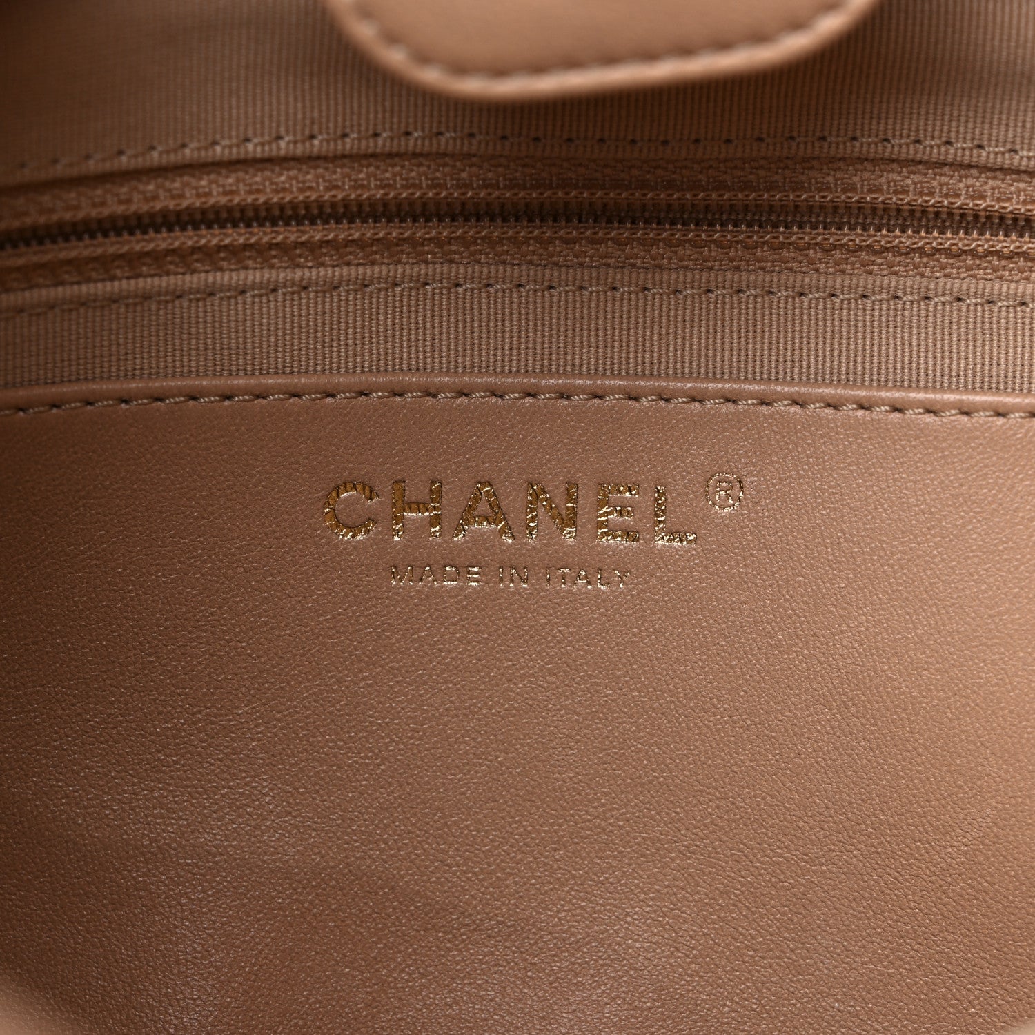 Chanel Lambskin Quilted Large CC Funky Town Hobo Beige 6 of 11