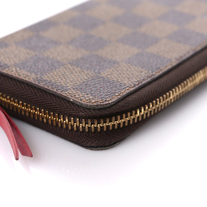 Louis Vuitton Damier Ebene Clemence Wallet Cherry 9 of 19