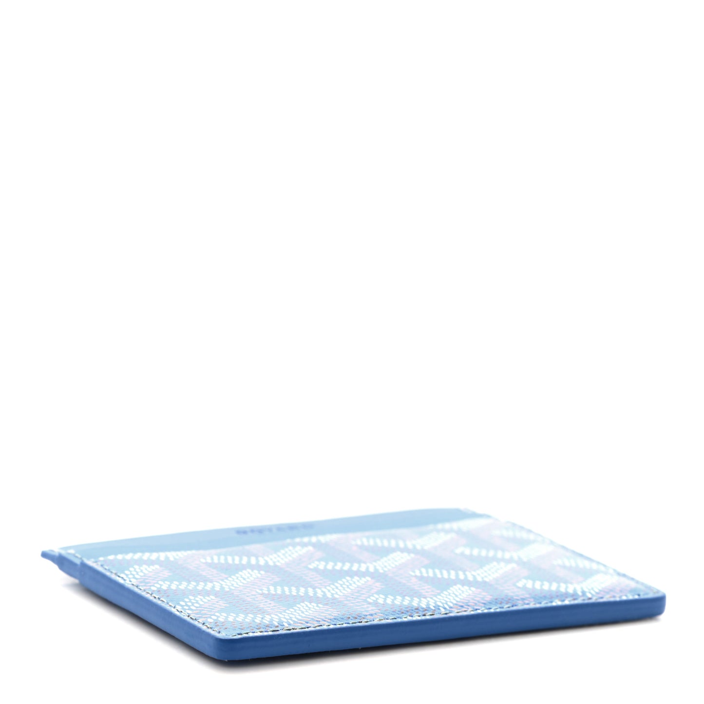 Goyardine Saint Sulpice Card Holder Sky Blue
