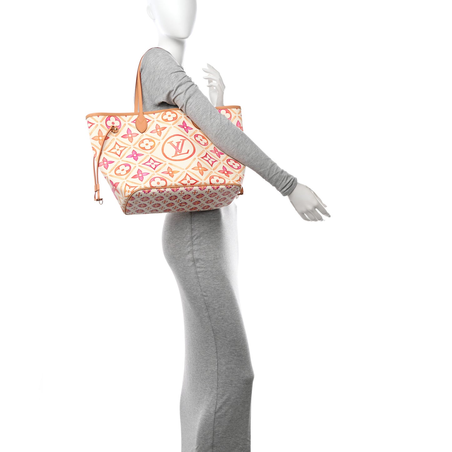 Monogram Giant By The Pool 2.0 Neverfull MM Coral