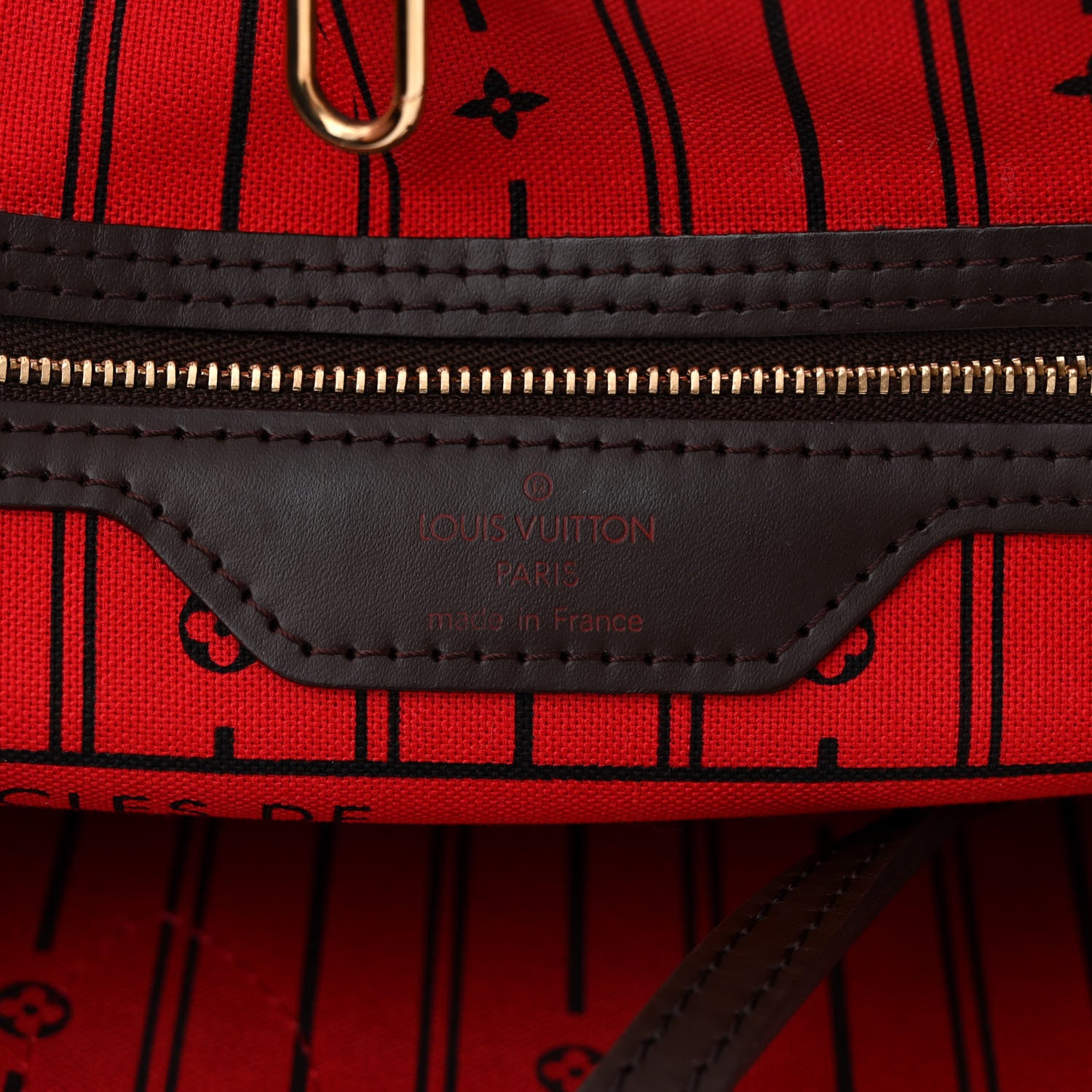 Louis Vuitton Damier Ebene Neverfull PM 6 of 10