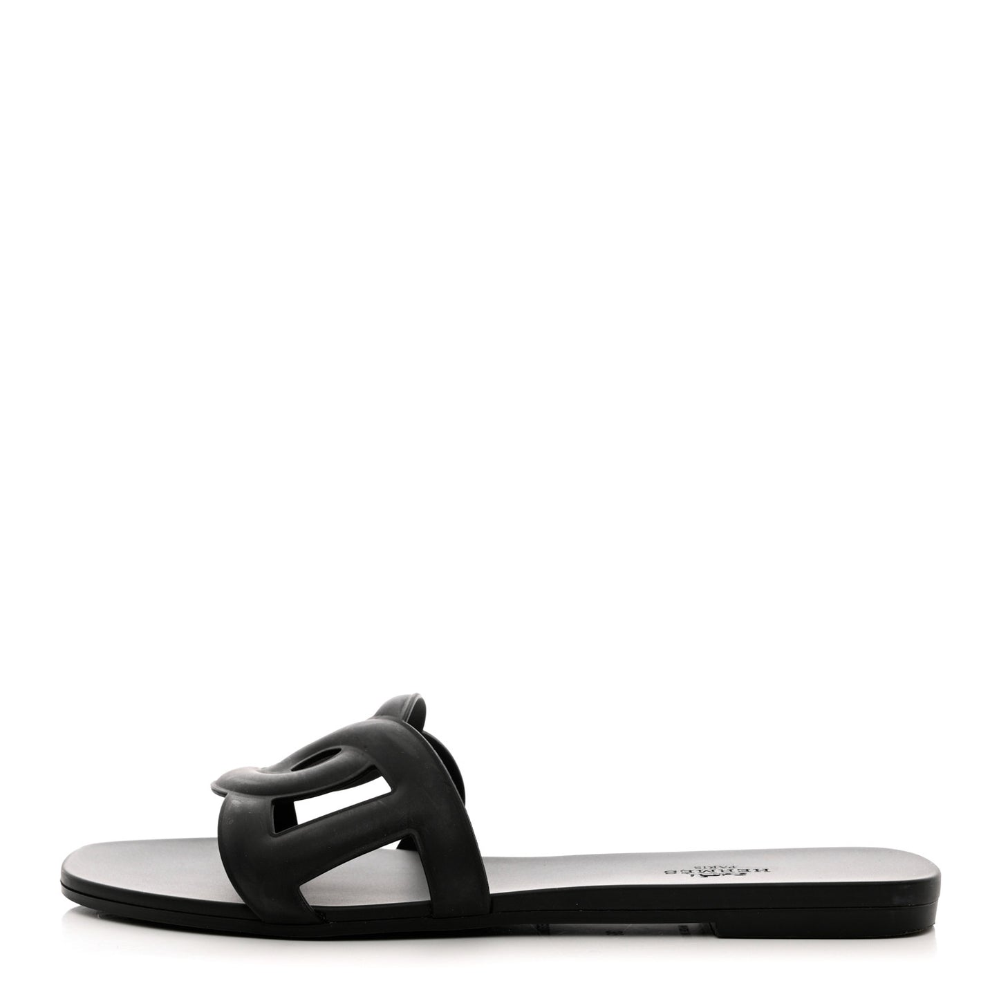 Rubber Aloha Sandals 39 Black