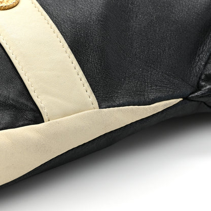 Chanel Lambskin Large Girl Bag Black Beige 11 of 15