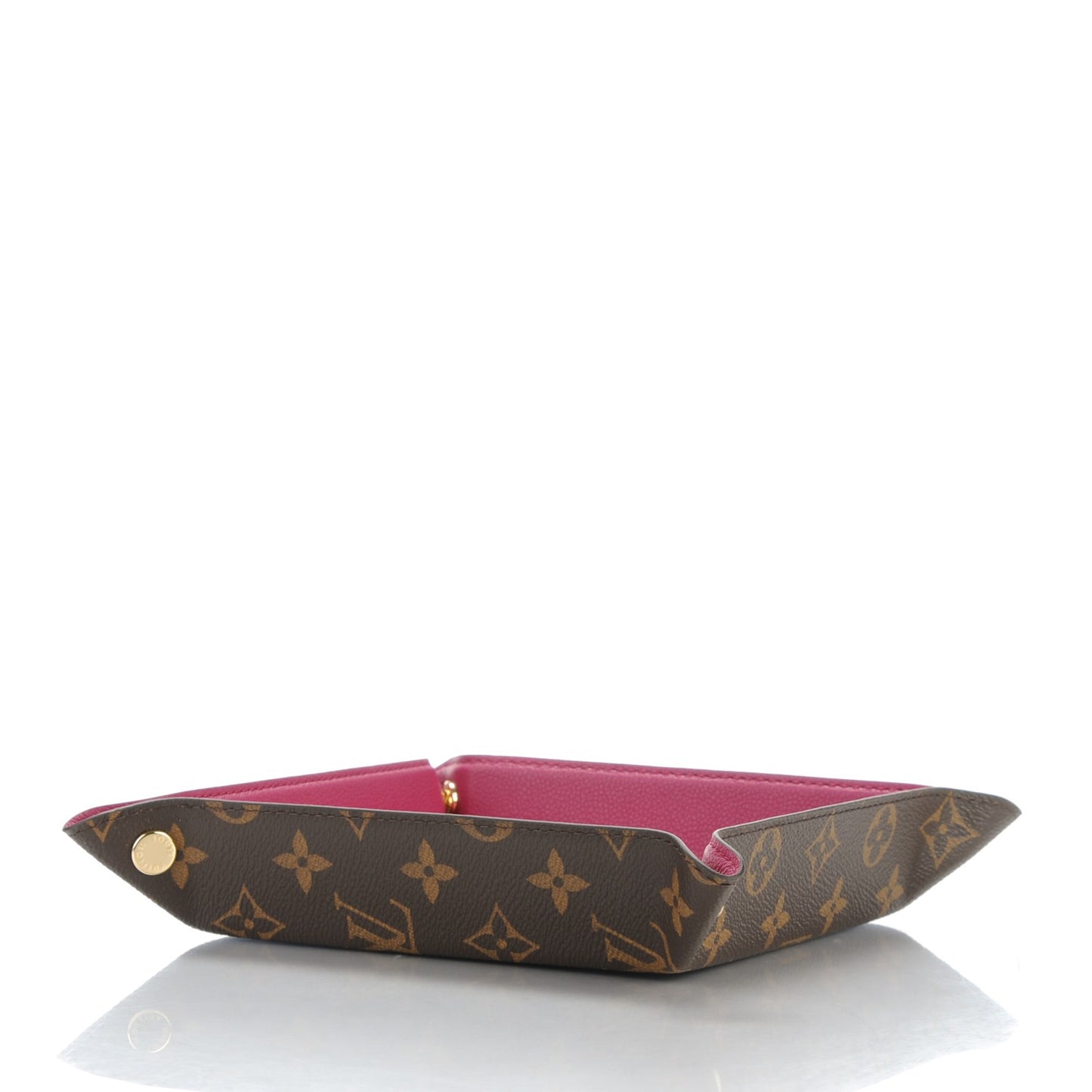 Monogram Change Tray Fuchsia