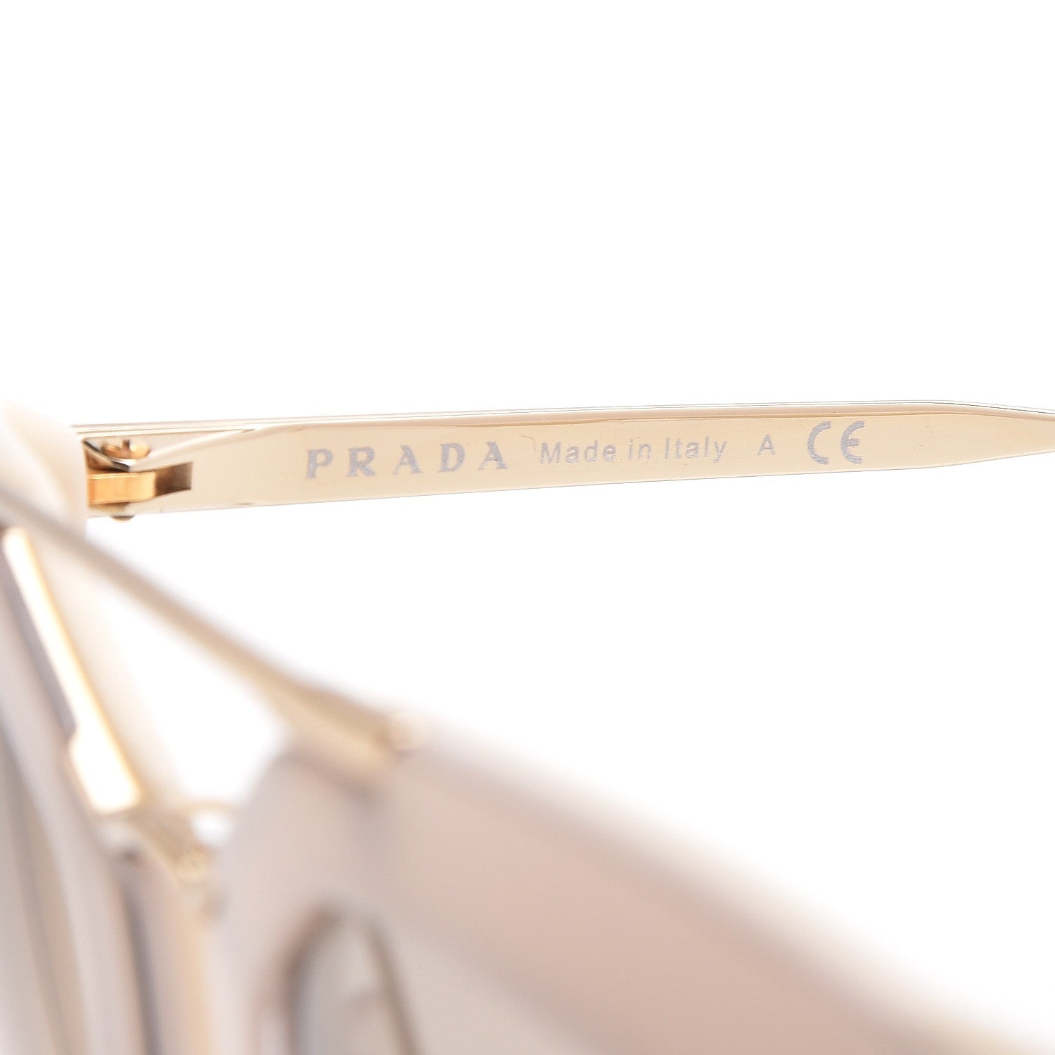 Prada Acetate Cinema Sunglasses SPR 09Q Ivory 6 of 7