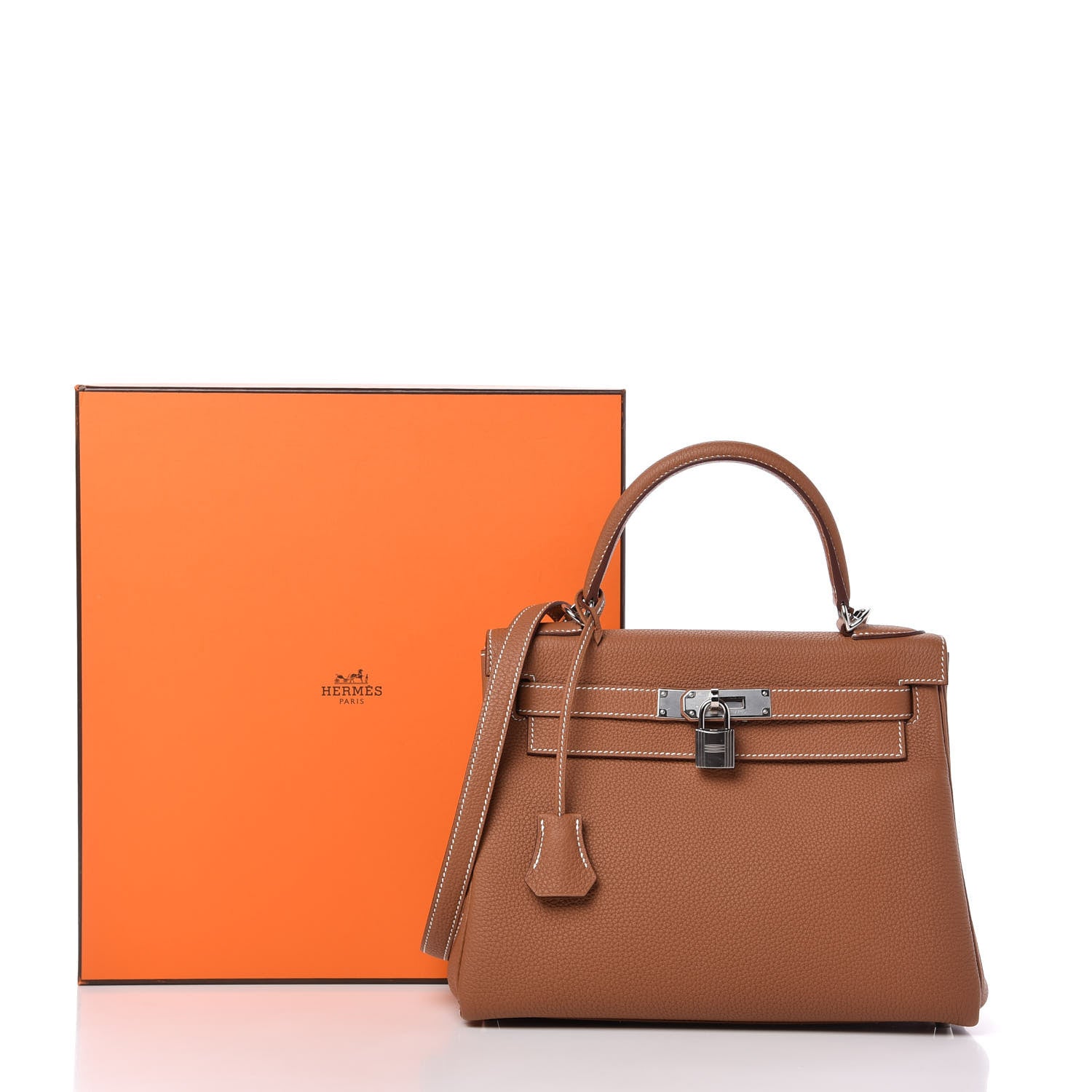 Hermes Togo Kelly Retourne 28 Gold 12 of 12