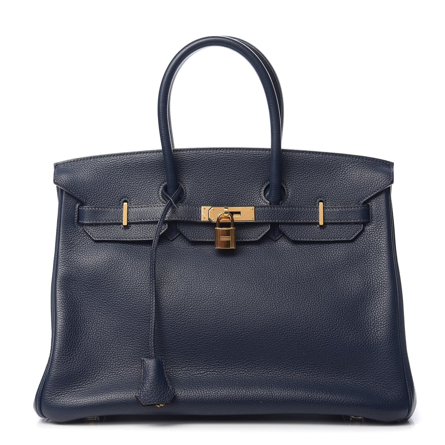 Taurillon Clemence Birkin 35 Bleu Abysse