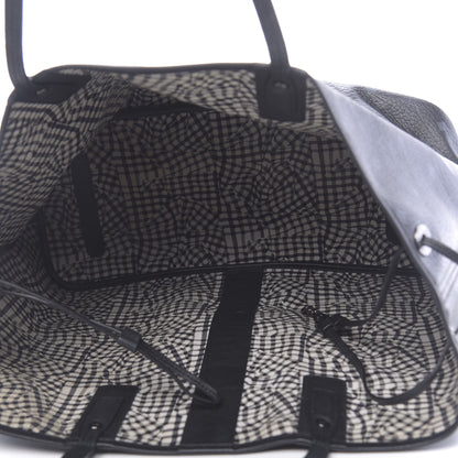MCM Visetos Large Liz Reversible Shopper Tote Black 9 of 18