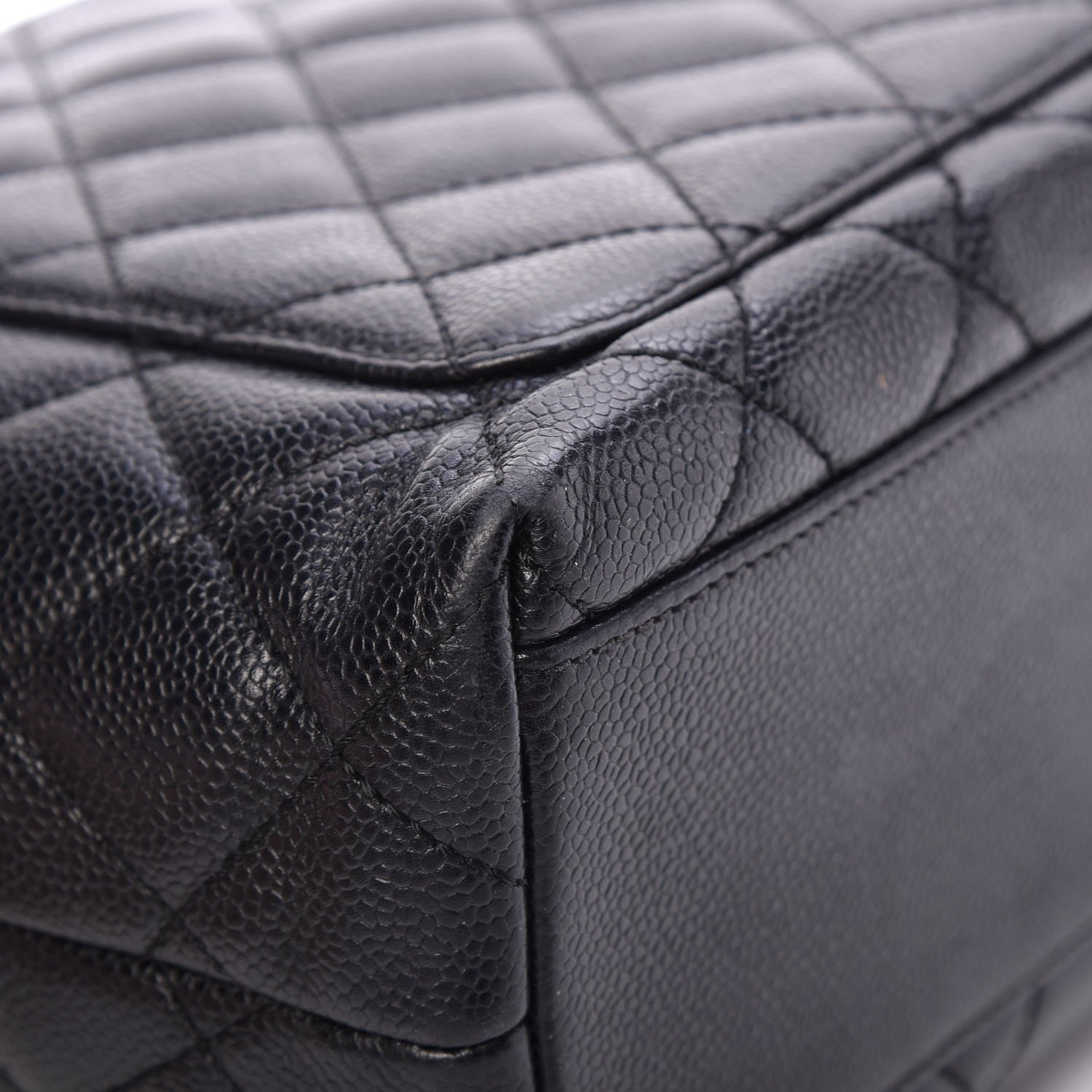 Chanel Caviar Quilted Jumbo Kelly Flap Black 13 of 16