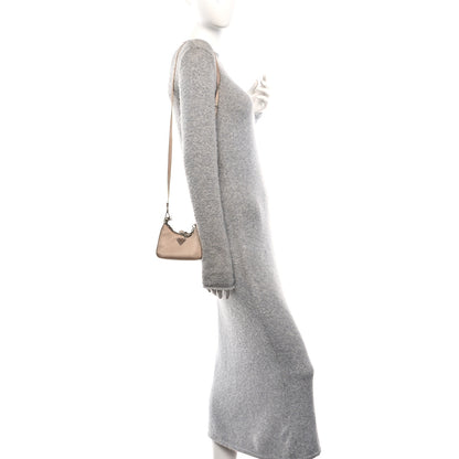 Prada Tessuto Nylon Saffiano Mini Re-Edition 2000 Shoulder Bag Cammeo 2 of 14