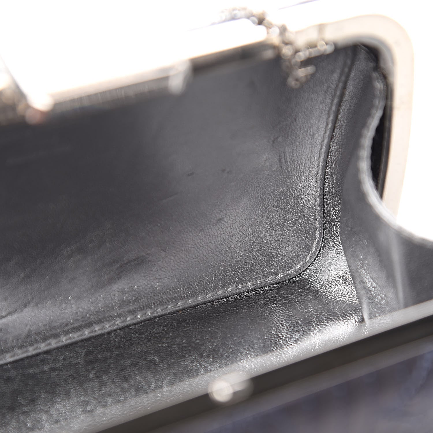 Louis Vuitton Monogram Motard Minaudiere Clutch Grey 8 of 13