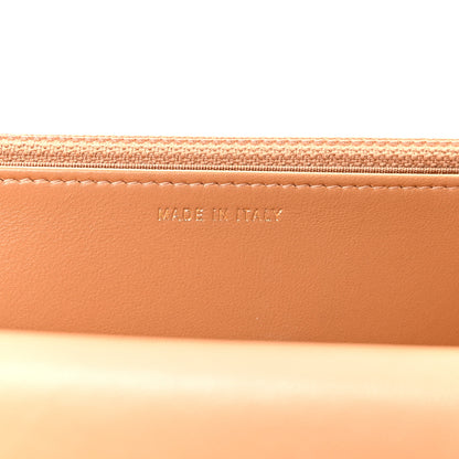 Chanel Lambskin Quilted Trendy CC Wallet On Chain WOC Camel 7 of 12