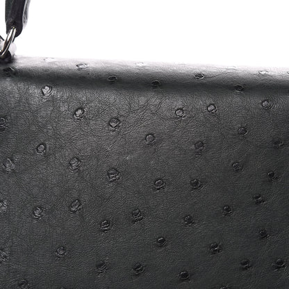 Hermes Ostrich Kelly Sellier 28 Vert Titien 28 of 33