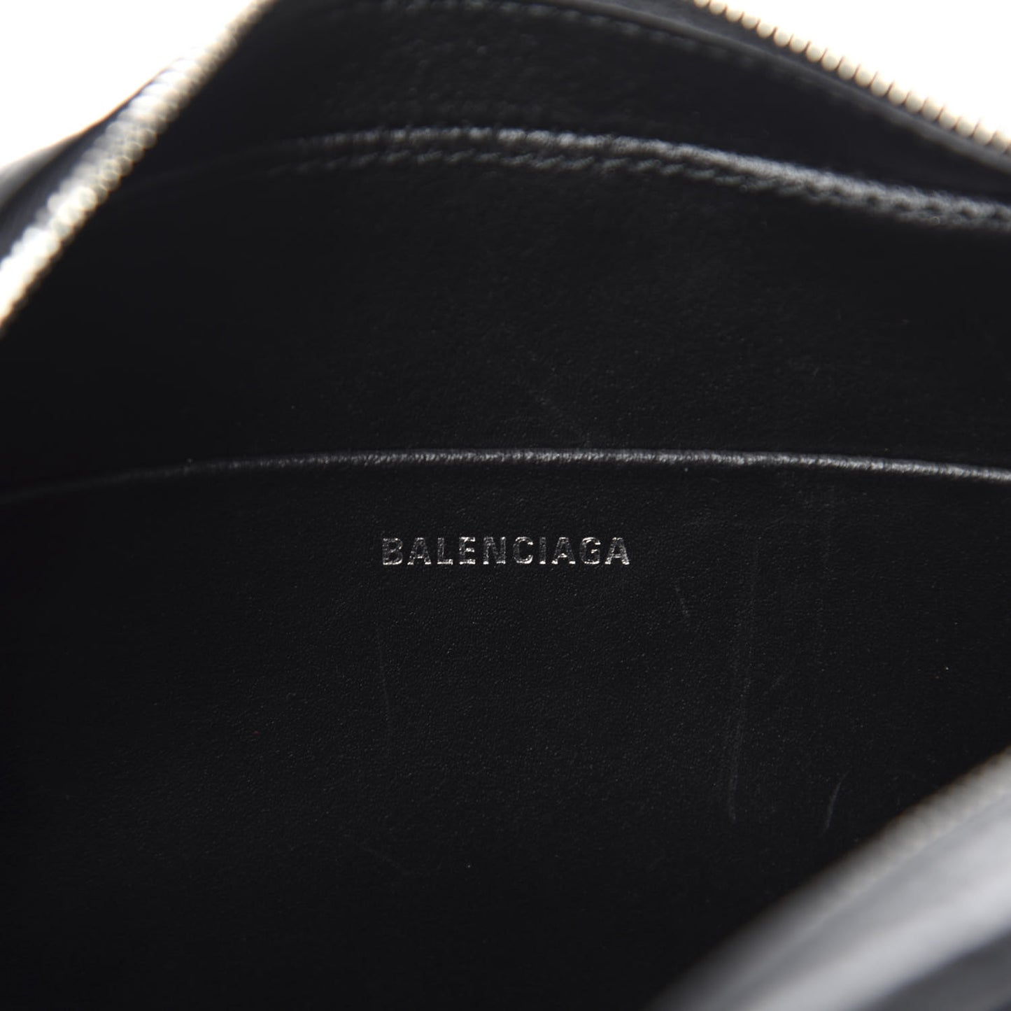 Calfskin Logo S Everyday Camera Bag Black