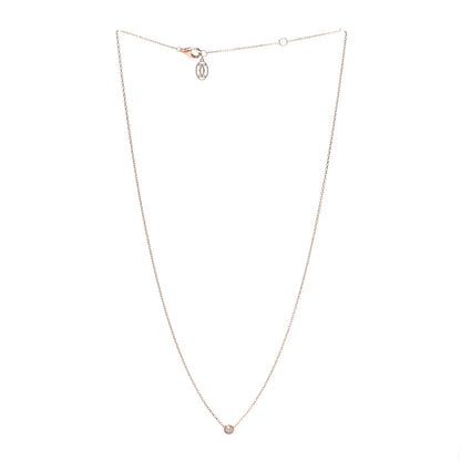 Cartier 18K Pink Gold Diamond XS D'Amour Pendant Necklace 3 of 5