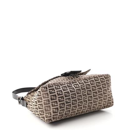 Fendi Zucchino Mama Baguette Dark Brown 4 of 9