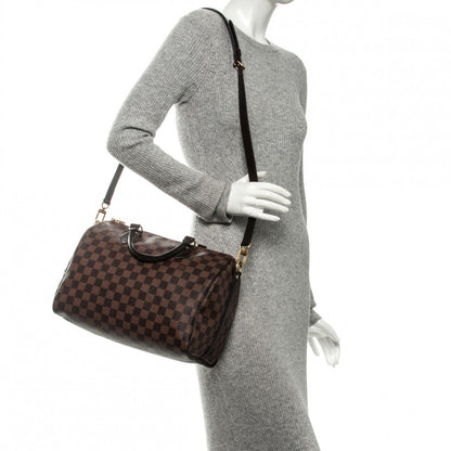 Louis Vuitton Damier Ebene Speedy Bandouliere 35 2 of 7