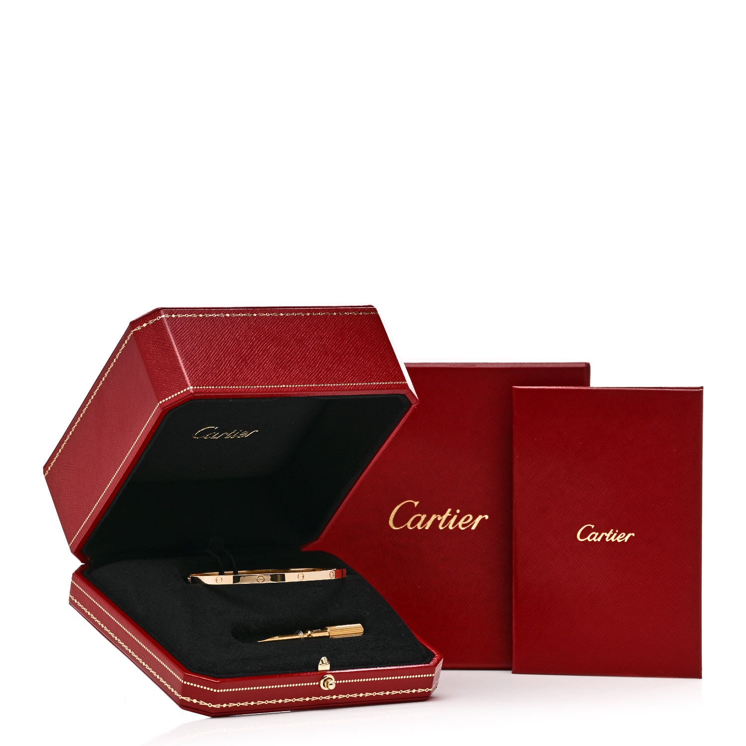 Cartier 18K Yellow Gold Small LOVE Bracelet 20 8 of 8