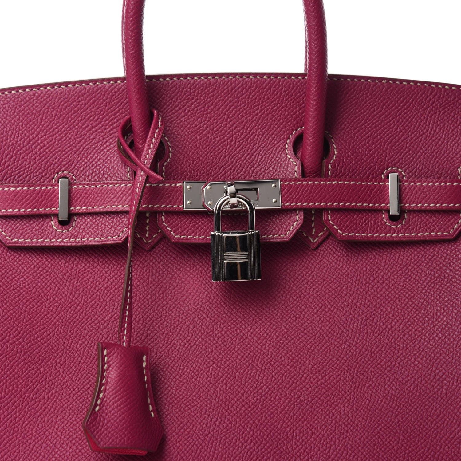 Hermes Epsom Candy Birkin 25 Tosca Rose Tyrien 11 of 12