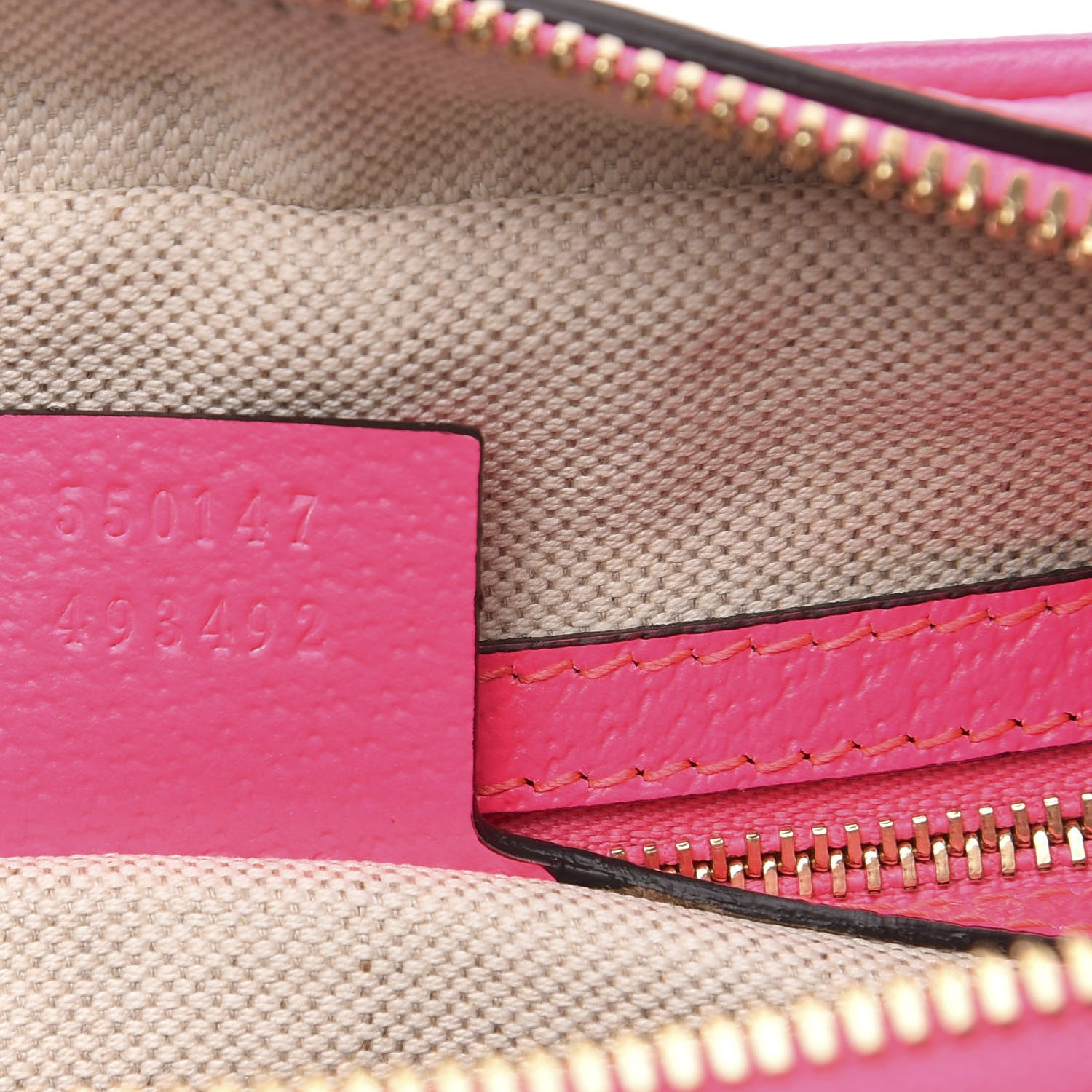 Gucci Canvas Flora Floral Shoulder Bag White Fuchsia Fluo 7 of 9
