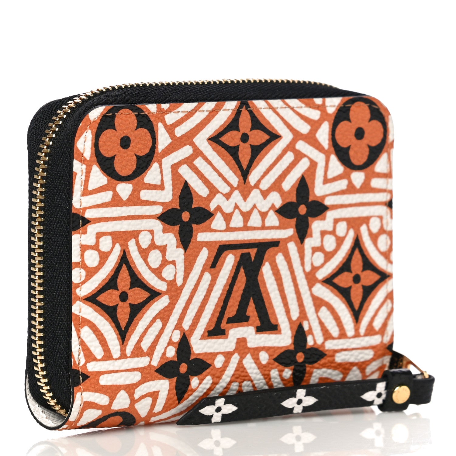 Louis Vuitton Monogram Giant Crafty Zippy Coin Purse Creme Caramel 3 of 9